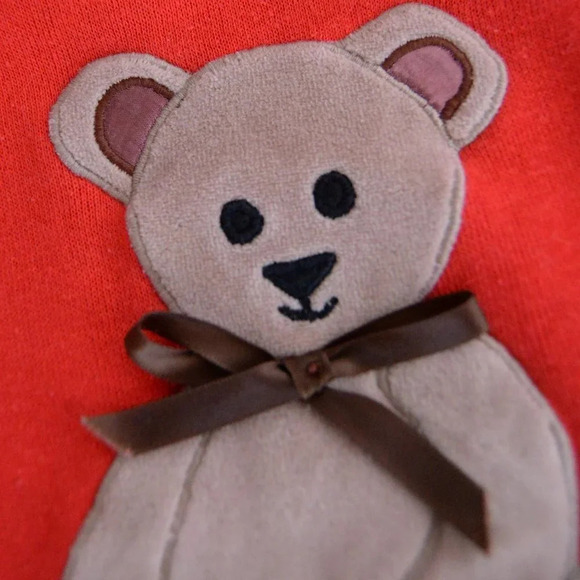 Vintage Bassett-Walker Red Teddy Bear with Bow Crewneck Sweater  M - Picture 14 of 14